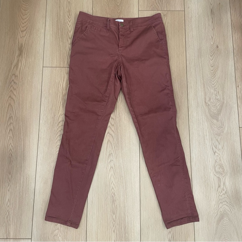 Market & Spruce Stitch Fix Rust Brown Casual Pants Size 10 Office Neutral